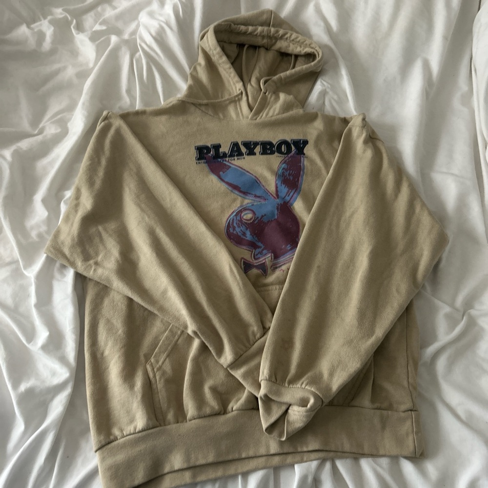 Playboy Tan Hoodie Unisex